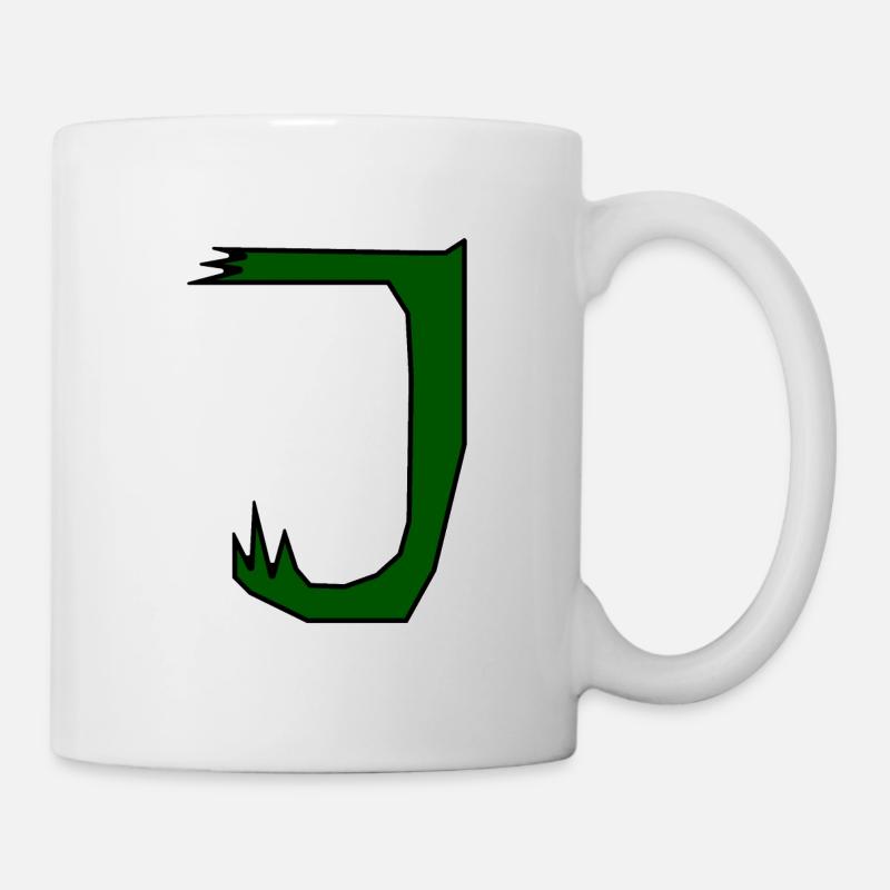 J - Just a letter! - by YoshiArt - Mug - white