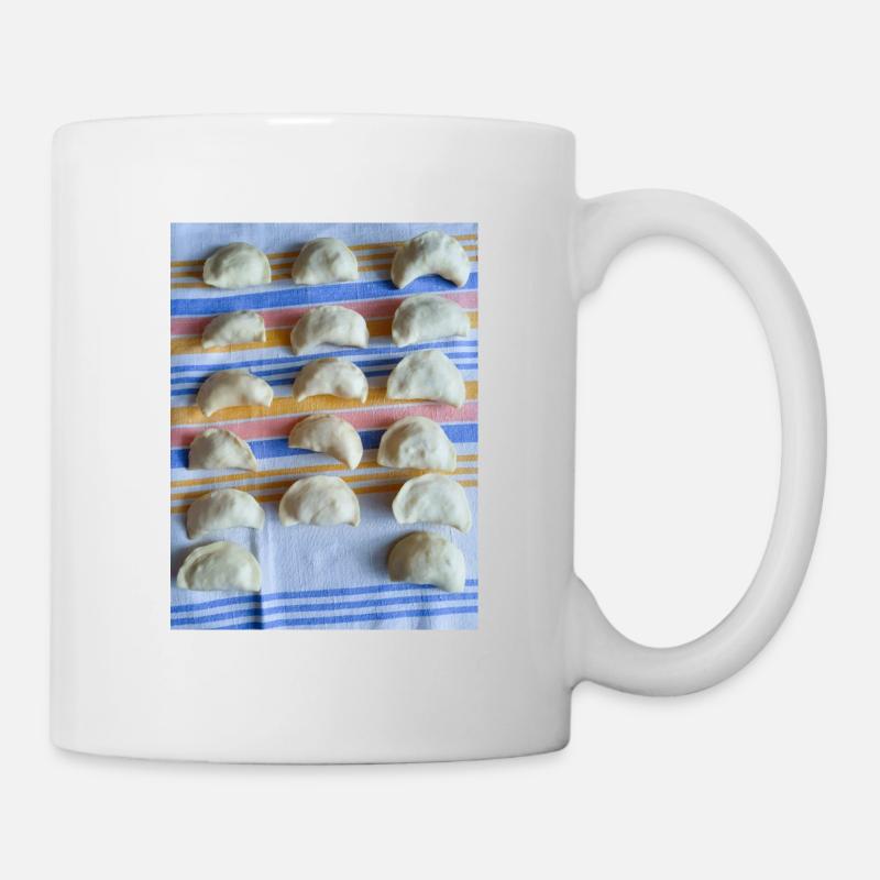 Knödel - Tasse - Weiß