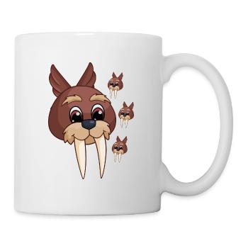 Tète de Morse Amoureux des animaux Morse - Mug blanc - blanc - Droite