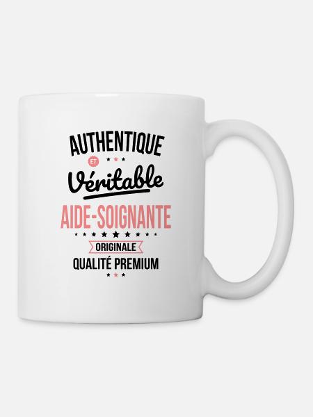 Authentique et véritable aide-soignante Originale - Mug blanc - blanc
