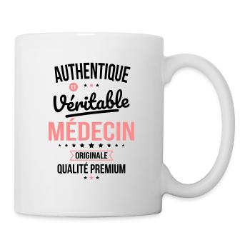 Authentique et véritable médecin - Originale - Mug blanc - blanc - Droite