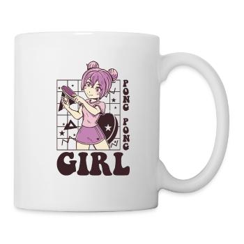 Tenue de ping-pong Tennis de table Batte de ping-pong - Mug blanc - blanc - Droite