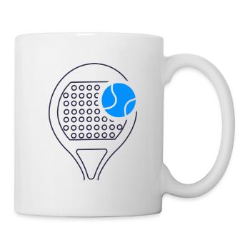 Padel tennis Padel player Padel racket Padel - Mug - white - Right