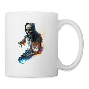 Skater Skeleton - Mug - white - Right