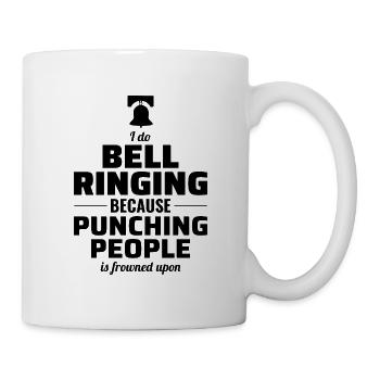 Bell Ringer Ringing Collector Campanologist Funny - Mug - white - Right