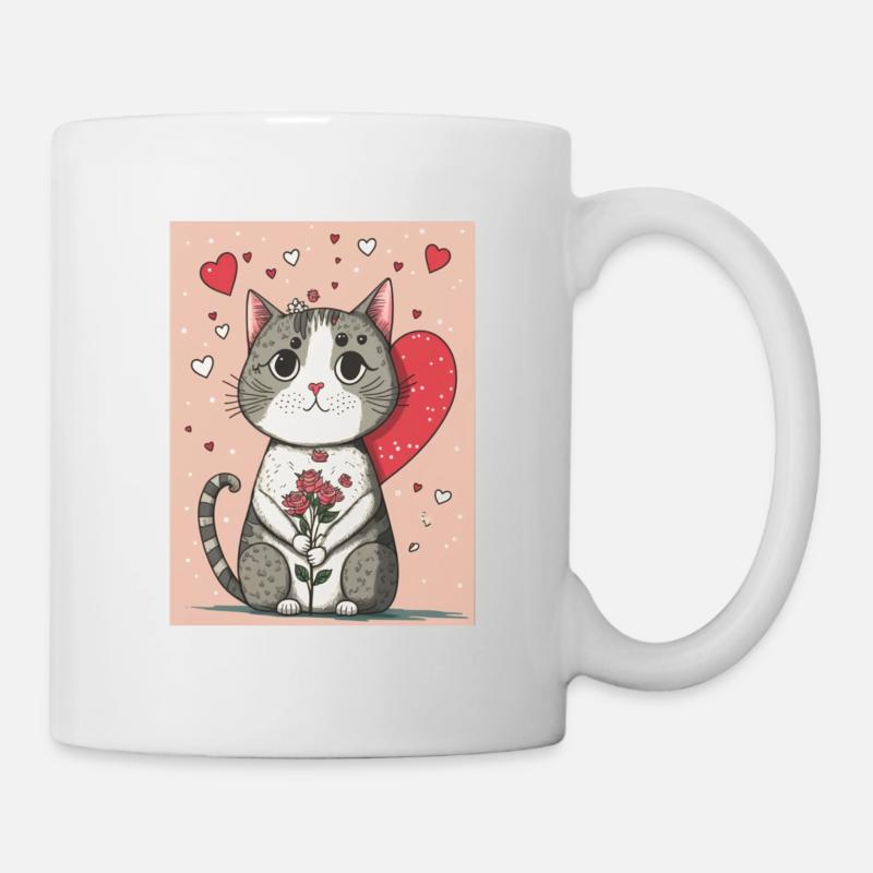 Chat mignon 2023 (Garantie du prix le plus bas) - Mug blanc - blanc