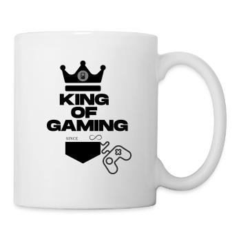 King of Gaming, Streaming Video Games, the best - Mug - white - Right