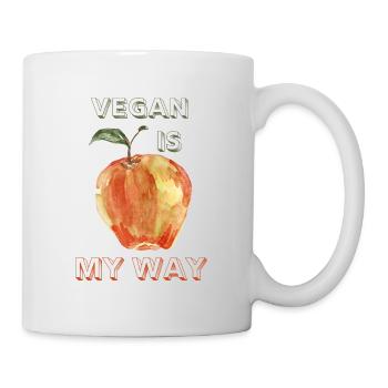 VEGAN IS MY WAY - Mug - white - Right