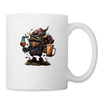 Drôle de monstre de bière - Mug blanc - blanc - Droite