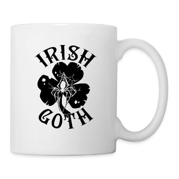 Irish Goth St Patrick's Day - Mug blanc - blanc - Droite