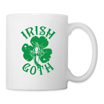 Irish Goth St Patrick's Day - Mug blanc - blanc - Droite
