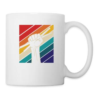 Batterie, Tambour, Musique, Instrument - Mug blanc - blanc - Droite