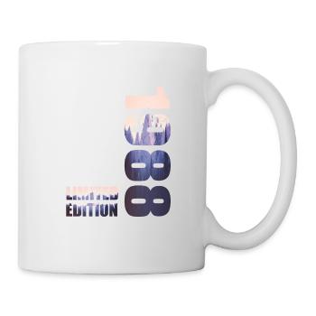1988. Limited Edition T-Shirt Geburtstags Idee - Tasse - Weiß - Rechts