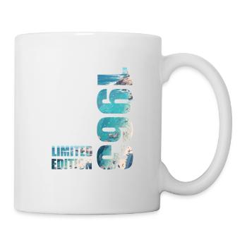 1963. Limited Edition T-Shirt Geburtstags Idee - Tasse - Weiß - Rechts