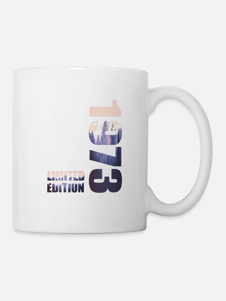 1973. Limited Edition T-Shirt Birthday Idea - Mug - white