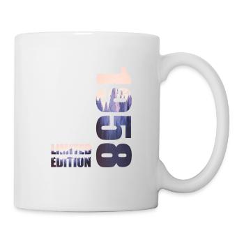 1958. Limited Edition T-Shirt Geburtstags Idee - Tasse - Weiß - Rechts