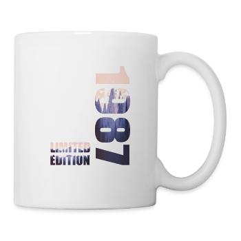 1987. Limited Edition T-Shirt Birthday Idea - Mug - white - Right