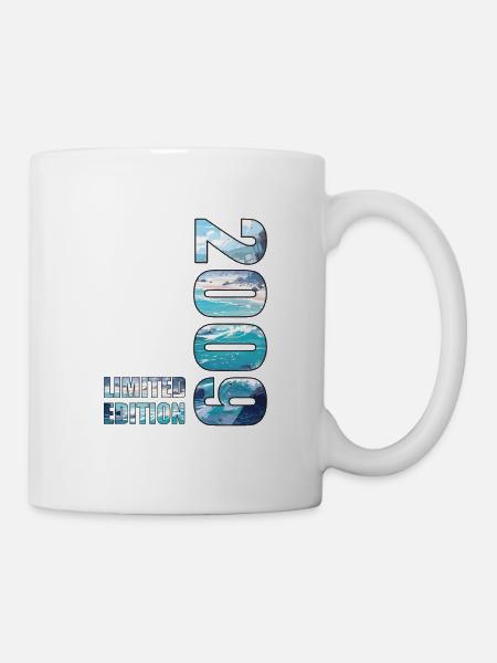 2009 Limited Edition T-Shirt Geburtstags Idee - Tasse - Weiß