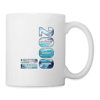 2000 Idée d’anniversaire de t-shirt en édition limitée - Mug blanc - blanc - Droite