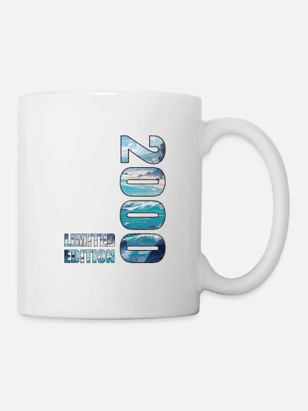 2000 Limited Edition T-Shirt Birthday Idea - Mug - white