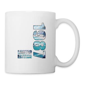 1987 Limited Edition T-Shirt Geburtstags Idee - Tasse - Weiß - Rechts