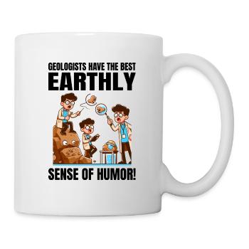 Geologists Have the Best 'Earthly' Sense of Humor - Mug - white - Right