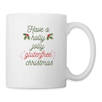 Have a holly jolly glutenfree christmas - Tasse - Weiß - Rechts