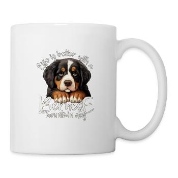 Bernese mountain dog - Mug - white - Right