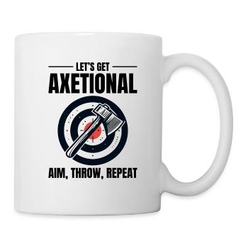 Axe axe de lancer Bullseye Aim Throw Repeat - Mug blanc - blanc - Droite