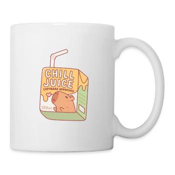 Funny Chill Juice Capybara Approved Juice Box - Mug - white - Right