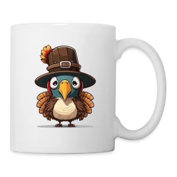 Thanksgiving Truthahn - Tasse - Weiß - Rechts