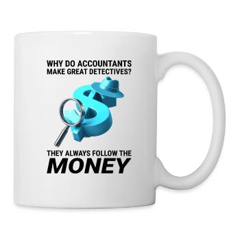 Accountant Accounting Bookkeeping Finance Funny - Mug - white - Right