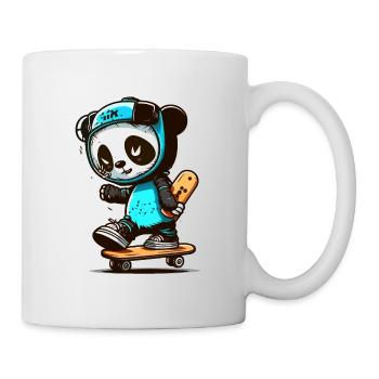 Panda Skate Co. - Tasse - Weiß - Rechts