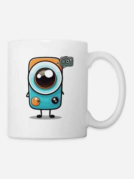 Der mobile Fotograf - Tasse - Weiß