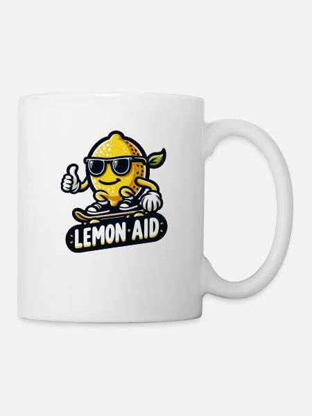 Lemon Aid - Tasse - Weiß