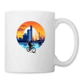 Bicycle Sunset - Mug - white - Right