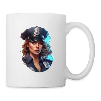 Polizei / Einsatz / Beruf / Job / Einsatzkräfte - Tasse - Weiß - Rechts
