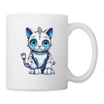 Robot Animal / AI / Mechanized Animals / Comic - Mug - white - Right