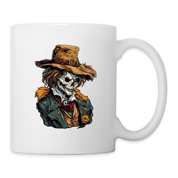 Vogelscheuche / Erntehelfer / Maisfeld / Feld - Tasse - Weiß - Rechts