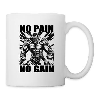 Boxer / Sport / Kampf / Arena / Boxring / Fäuste - Tasse - Weiß - Rechts