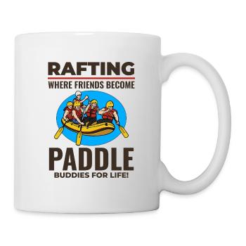 Rafting Team Raft White Water Rafter Paddle Funny - Mug blanc - blanc - Droite