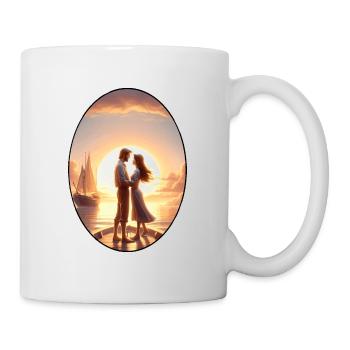 Romance at sunset Large - Mug - white - Right