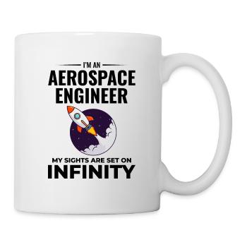Aerospace Engineer Astronautical Rocket Scientist - Mug - white - Right
