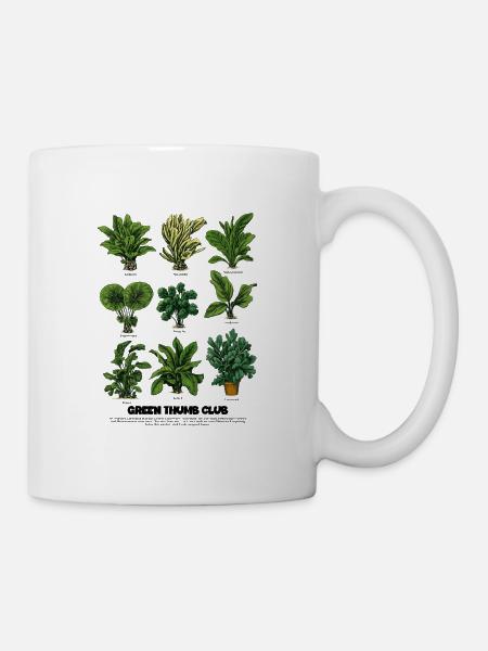 Amoureux des plantes - Mug blanc - blanc