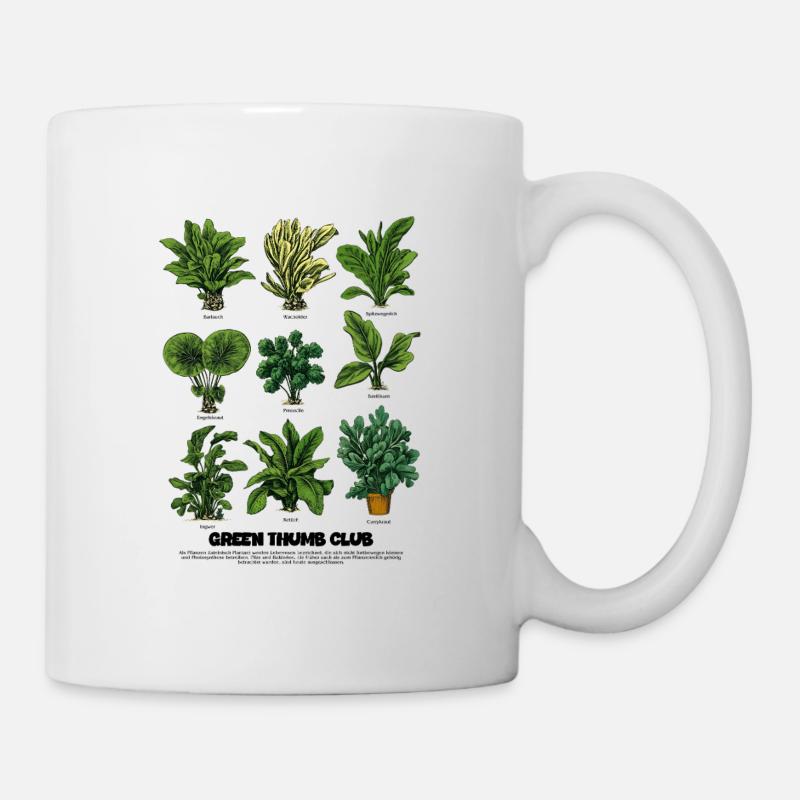 Amoureux des plantes - Mug blanc - blanc