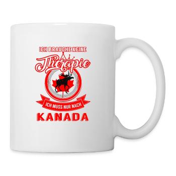 Therapie Kanada - Tasse - Weiß - Rechts