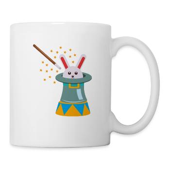 Circus bunny rabbit bunny - Mug - white - Right