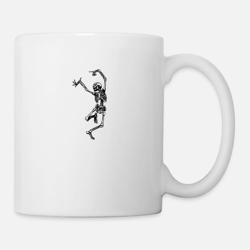 Squelette dansant - Mug blanc - blanc