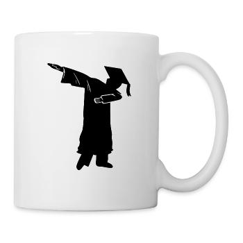 Diplômé Dabbing Dab - Mug blanc - blanc - Droite
