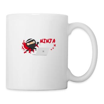 Entwickler Developer by Day Ninja by Night - Tasse - Weiß - Rechts